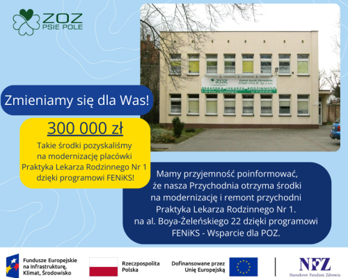 Dobre wieści! Nasza Przychodnia się rozwija!